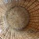 Rattan wastebasket