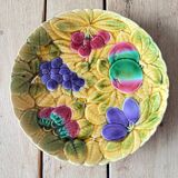 Sarreguemines barbotine plate