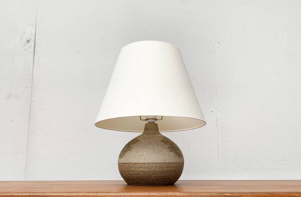 Mid-century Danish ceramic table lamp by Søholm, 1960s.