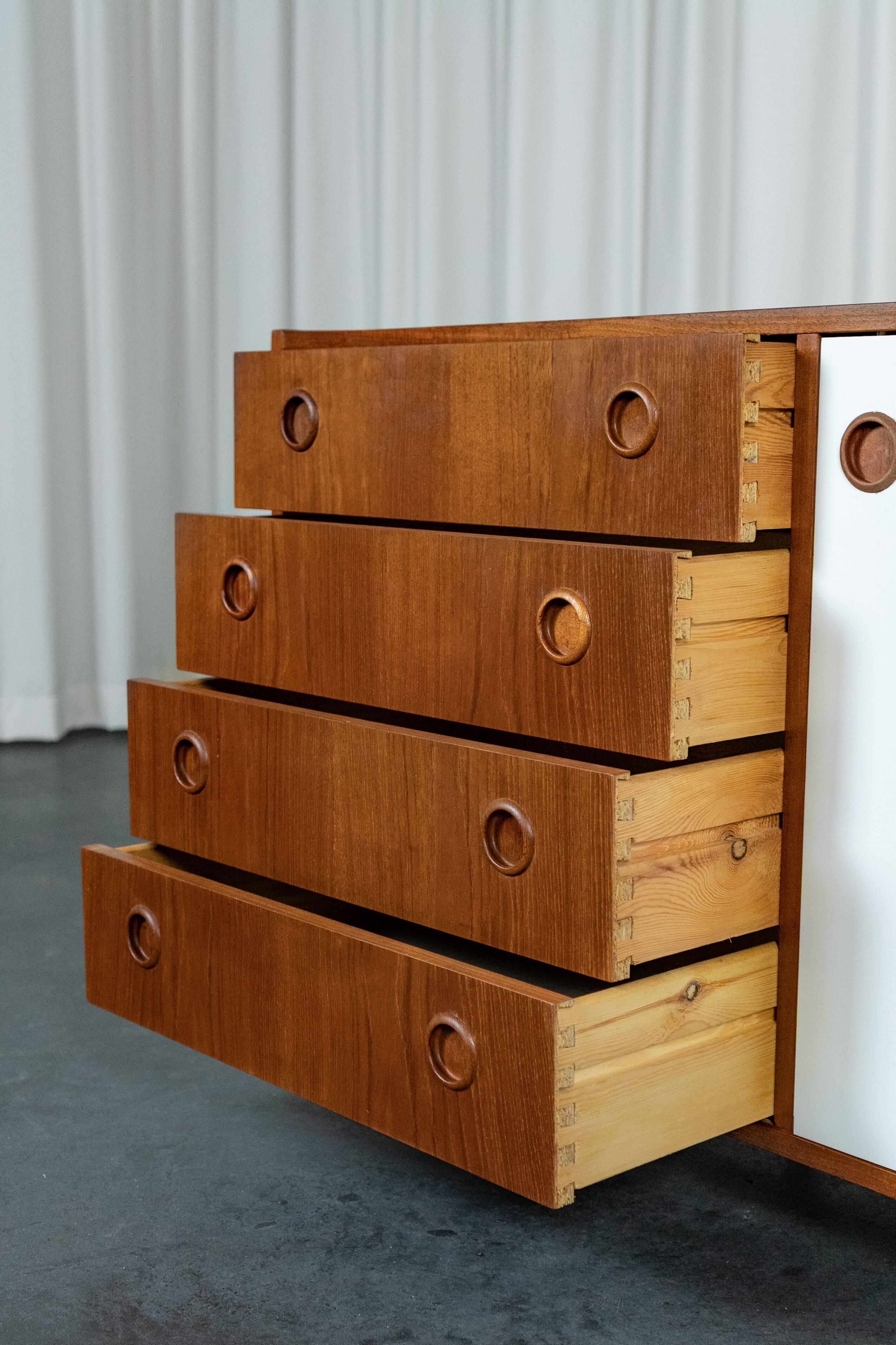 Teak sideboard by HW Klein for Bramin, Denmark, 1960
