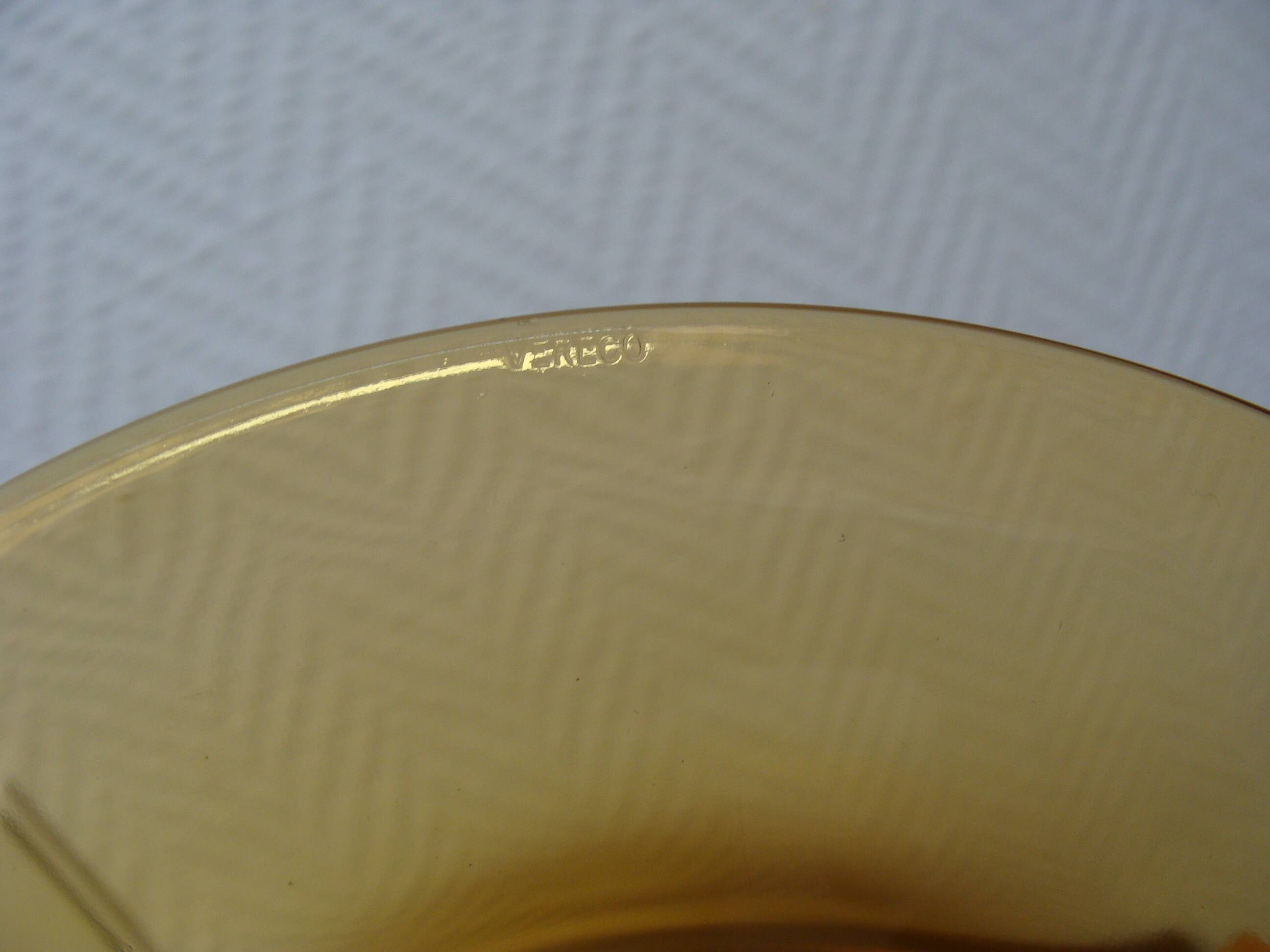 Vereco glass dessert plates