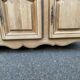 Renovated sideboard in solid oak from the 19th century, 190cm.