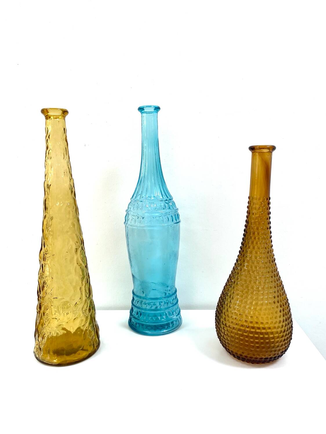 Trio de carafes Empoli - Italie des années 60