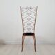 Paire de chaises vintage, design Pier Luigi Colli