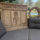 Antique carved wood panelling – Louis XVI style – Floral decoration