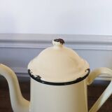 Enameled teapot