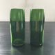 Paire de soliflores vert bouteille