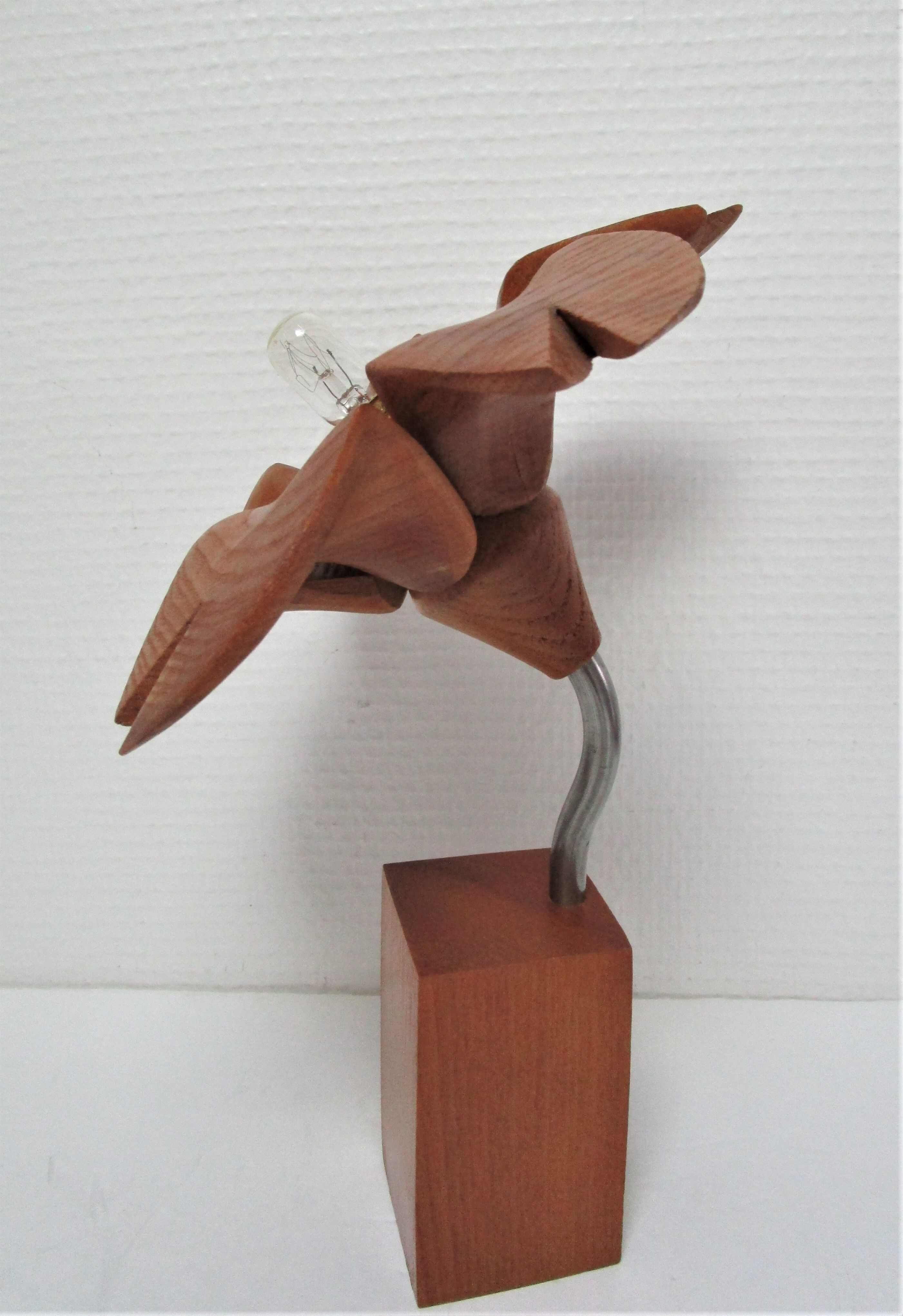 Lamp flower solid wood vintage years