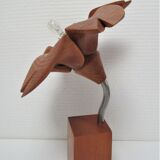 Lamp flower solid wood vintage years