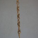 Gilded tassels time 1900 bronze chandelier
