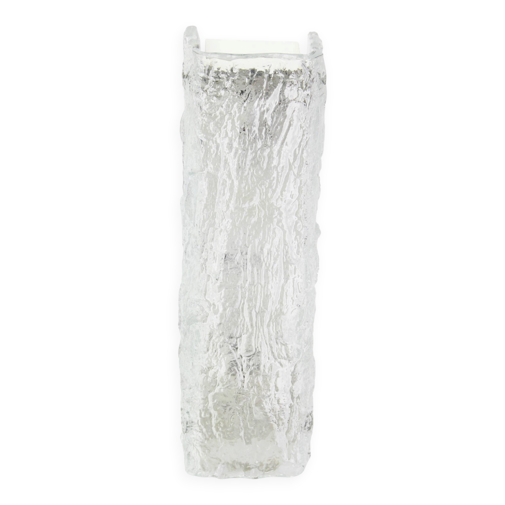 Frosted Glass Vanity Wall Sconce by Kaiser, Germany, 1970s