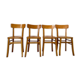 Lot 4 old bistro chairs 50, luterma