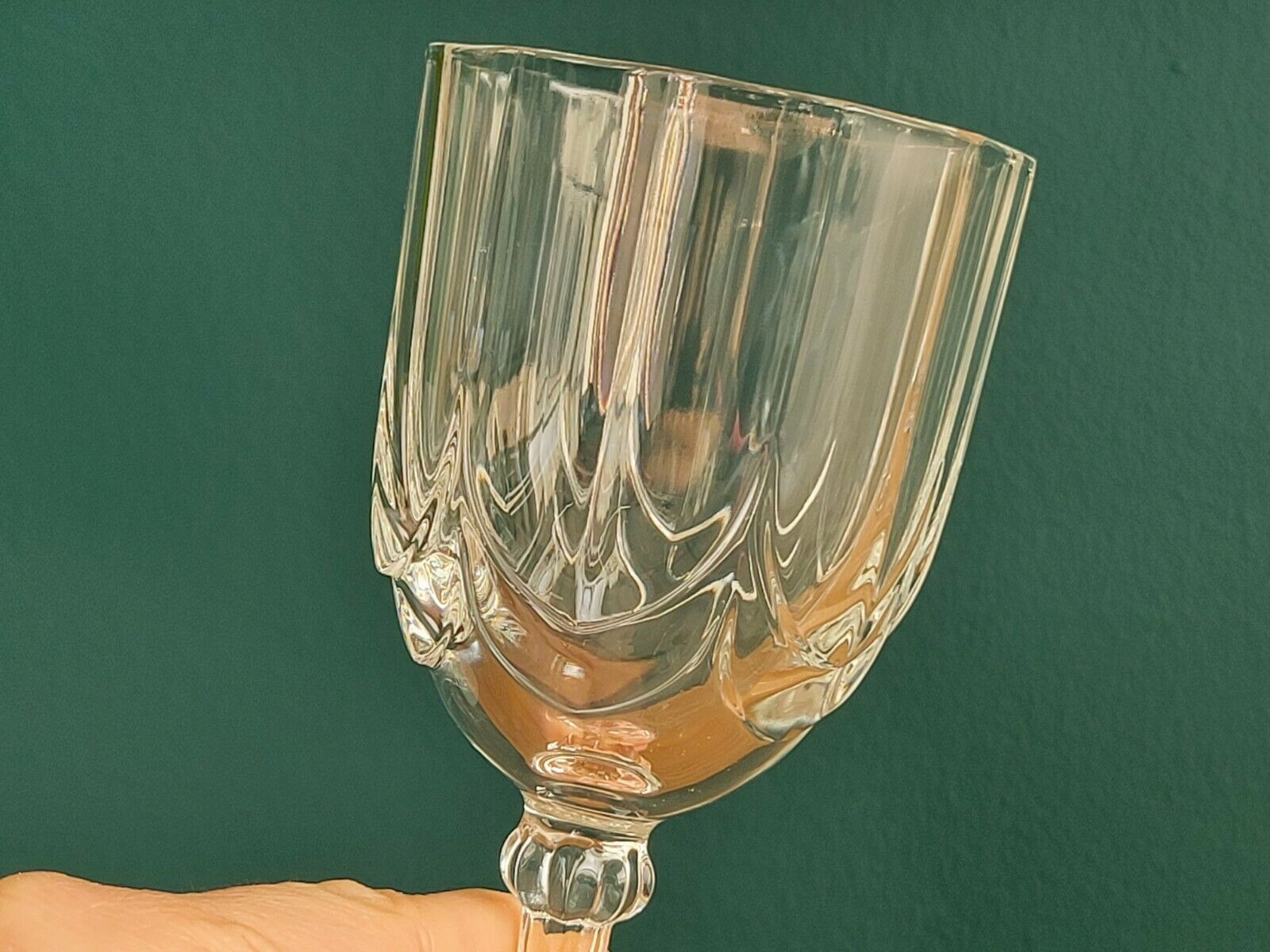 18 art deco walking glasses: service for 6 people (water, wine, liqueur)