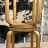 Pair of Alvar Aalto bar stools, 1960s