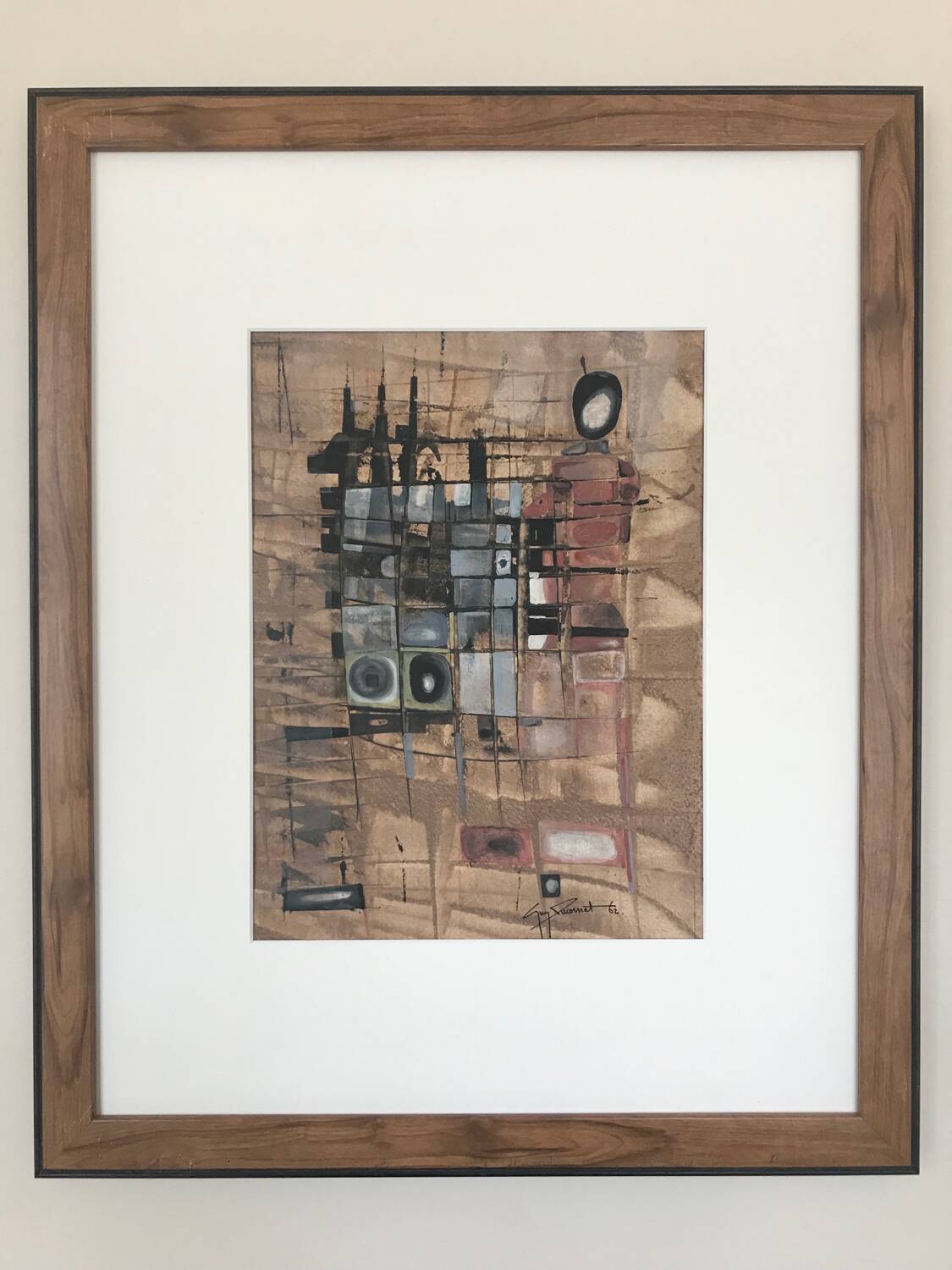 Drawing, 1962, by guy ducornet (1937-2025)