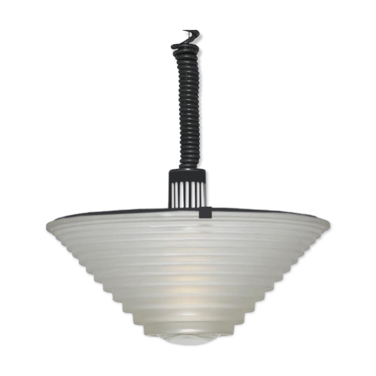 “Egina 38” hanging lamp by Angelo Mangiarotti, Artemide, Made in Italy, 1970