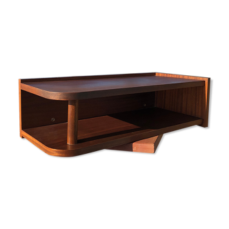 Small 60s artisan corner shelf
