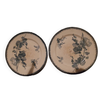 Sarreguemines and currants earthenware plate