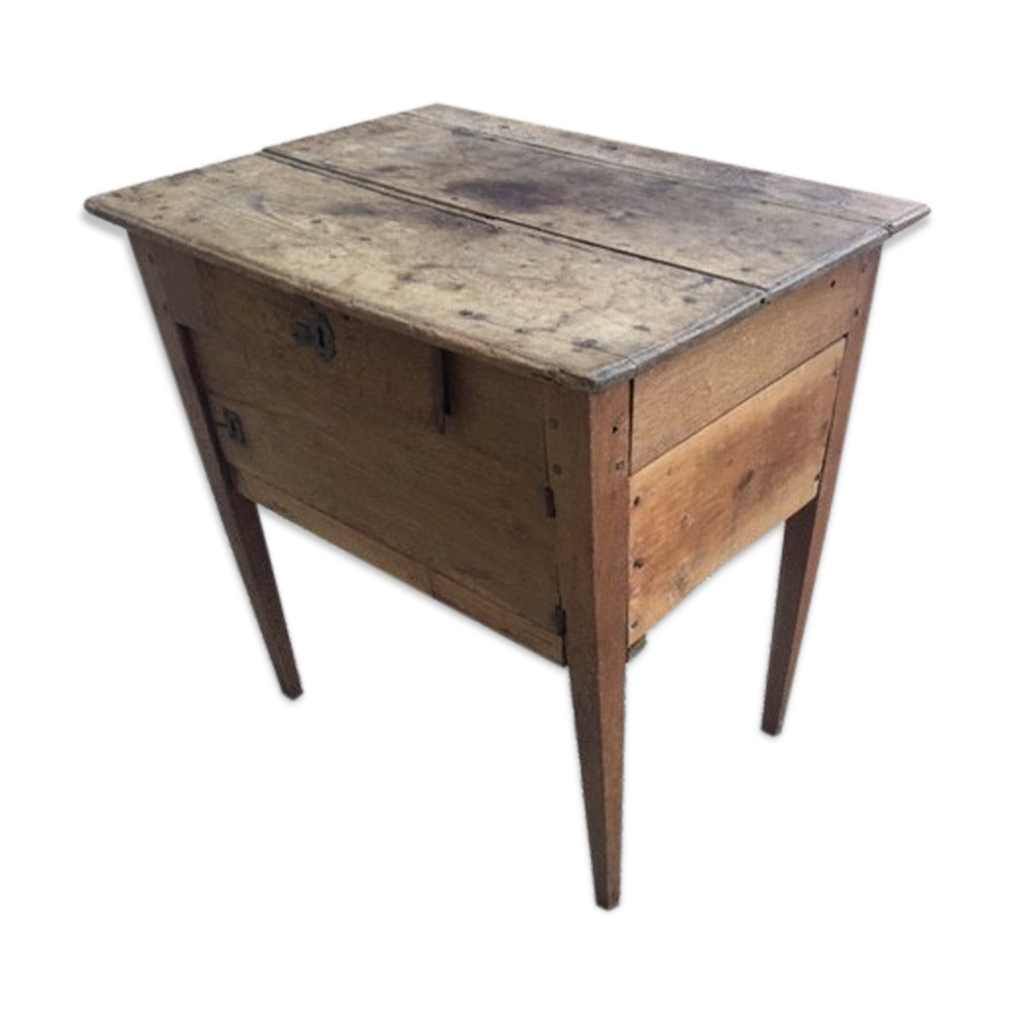 Table ancienne meuble de métier rare ferme originale appoint antic