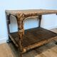 Rattan coffee table