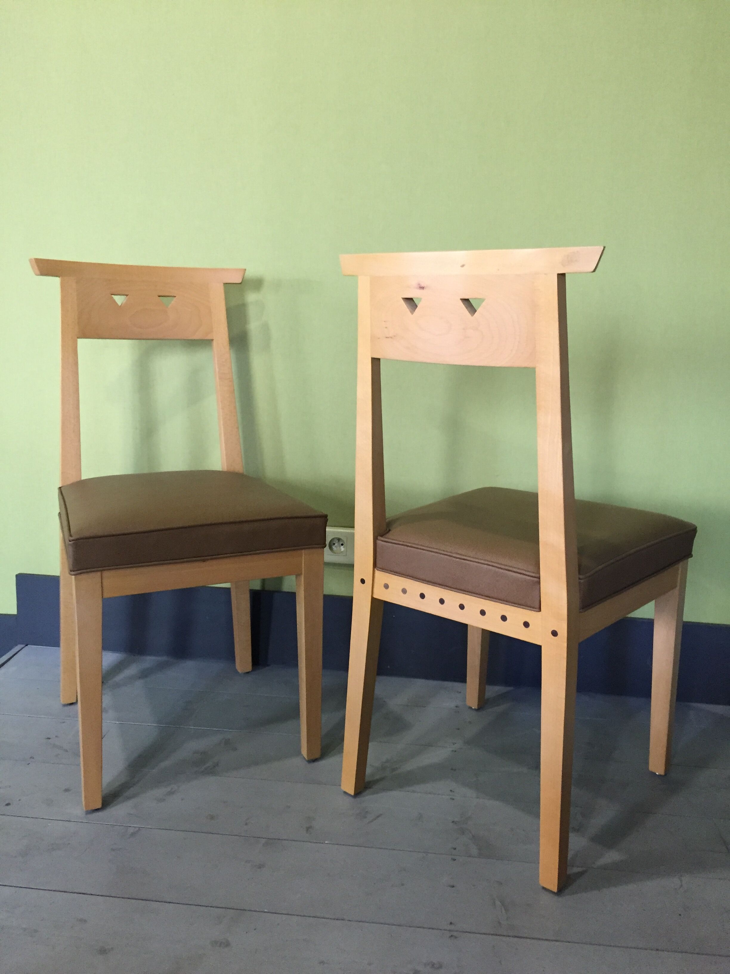 Set de 4 chaises African Queen de christian Duc