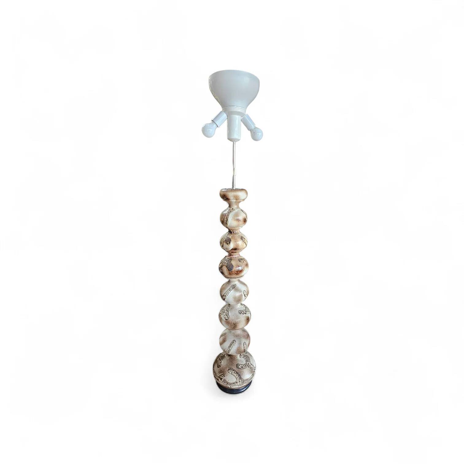 Vintage ceramic bubble floor lamp Kaiser Leuchten