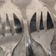 11 silver-plated oyster forks by Orbrille, 13.2cm