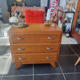 Commode vintage pied compas