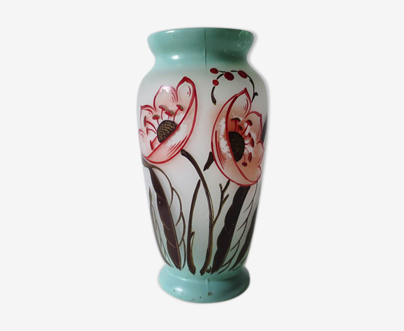 Vase en pâte de verre