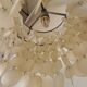 Vintage mother-of-pearl chandelier from the 70s