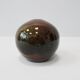 Ball solifleur in brown green ceramic
