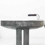 Roger Bonduel, Table Console en Acier Gravé à la Main