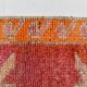 3x10 Turkish Red & Orange Vintage Runner Rug, 90x295Cm