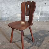 Série de 4 chaises de chalet 1970