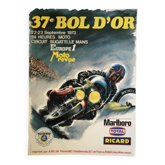 Original poster 37th bol d'or 1973