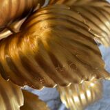 Ceiling lamp or golden flower sconce