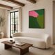 Colourful abstract on canvas 'catch a glimpse of the field'