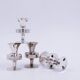 Set of 4 miniature candle holders by Erik Jörgensen, Denmark, 1950s.