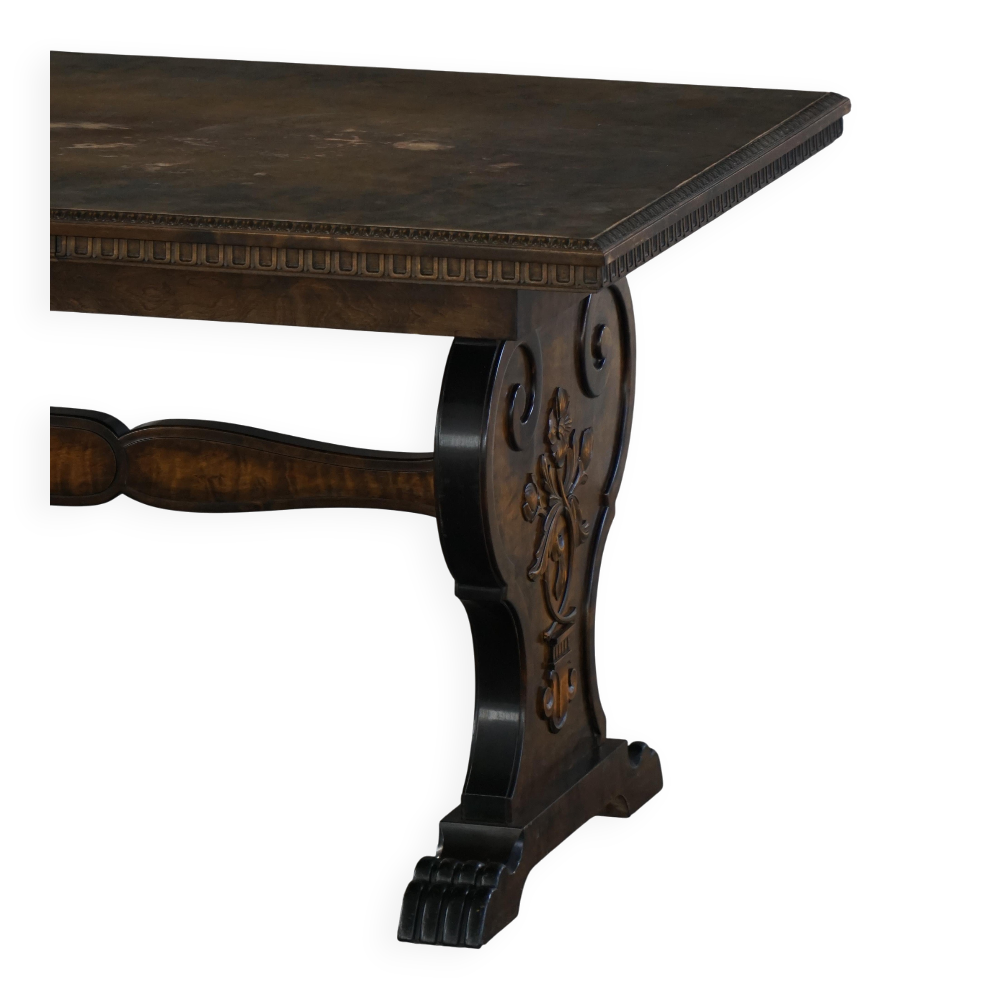 Axel Einar Hjorth, Table à manger en bouleau, Style Swedish Grace, Bodafors, années 1930