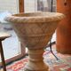 Large garden basin in marble, 19th century