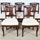 Suite of 5 Cuban Mahogany Chairs, Restoration Period – Early 19th Century