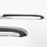 Tubax cantilever chair with black armrest