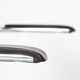 Tubax cantilever chair with black armrest