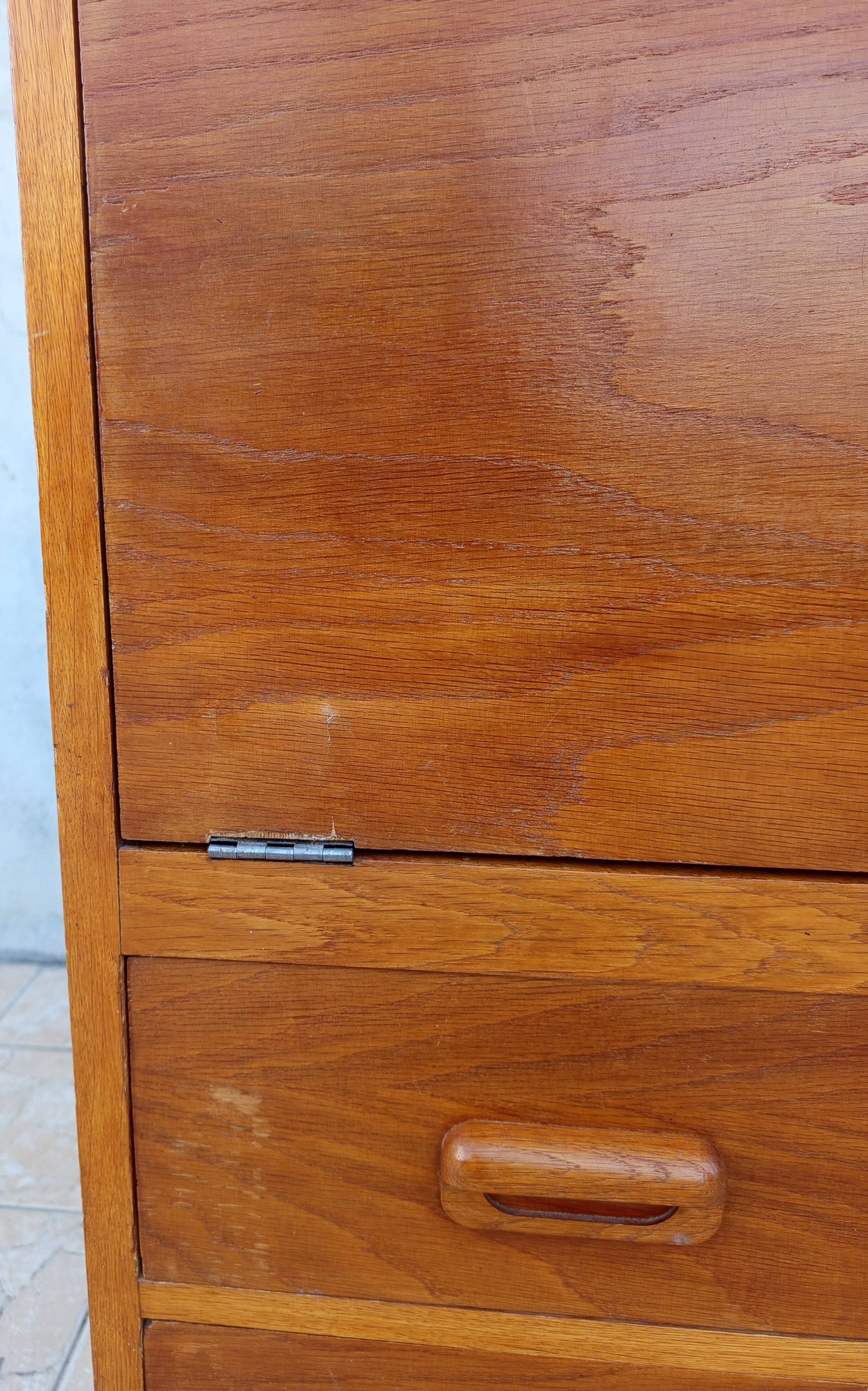 Vintage beech secretary