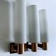 Vintage Scandinavian Triple Plique, 60s, Copper Glass