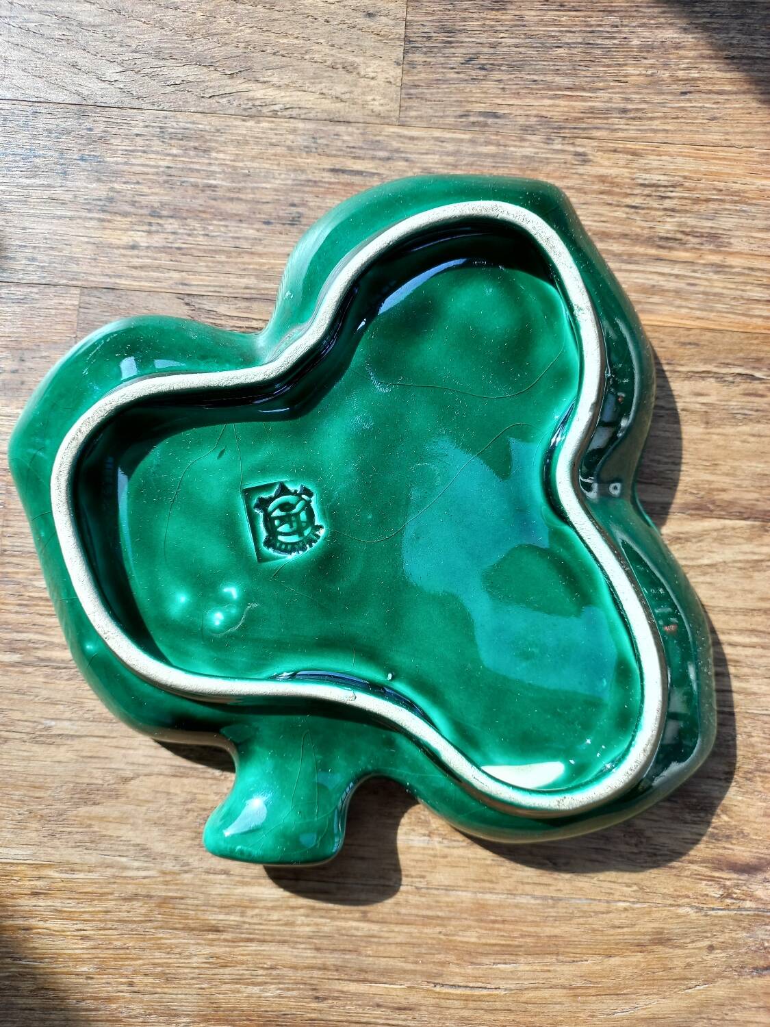 Green clover catchall Vallauris