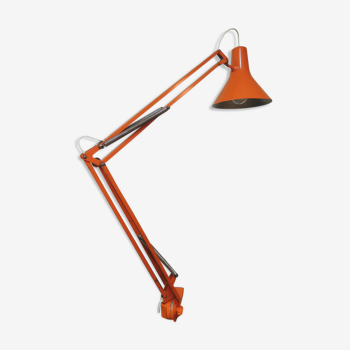 Orange architect lamp