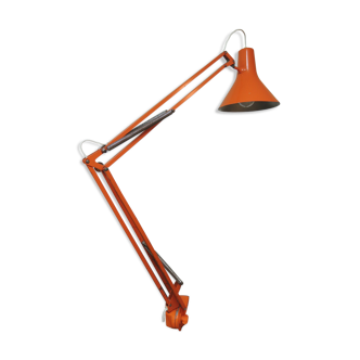 Orange architect lamp