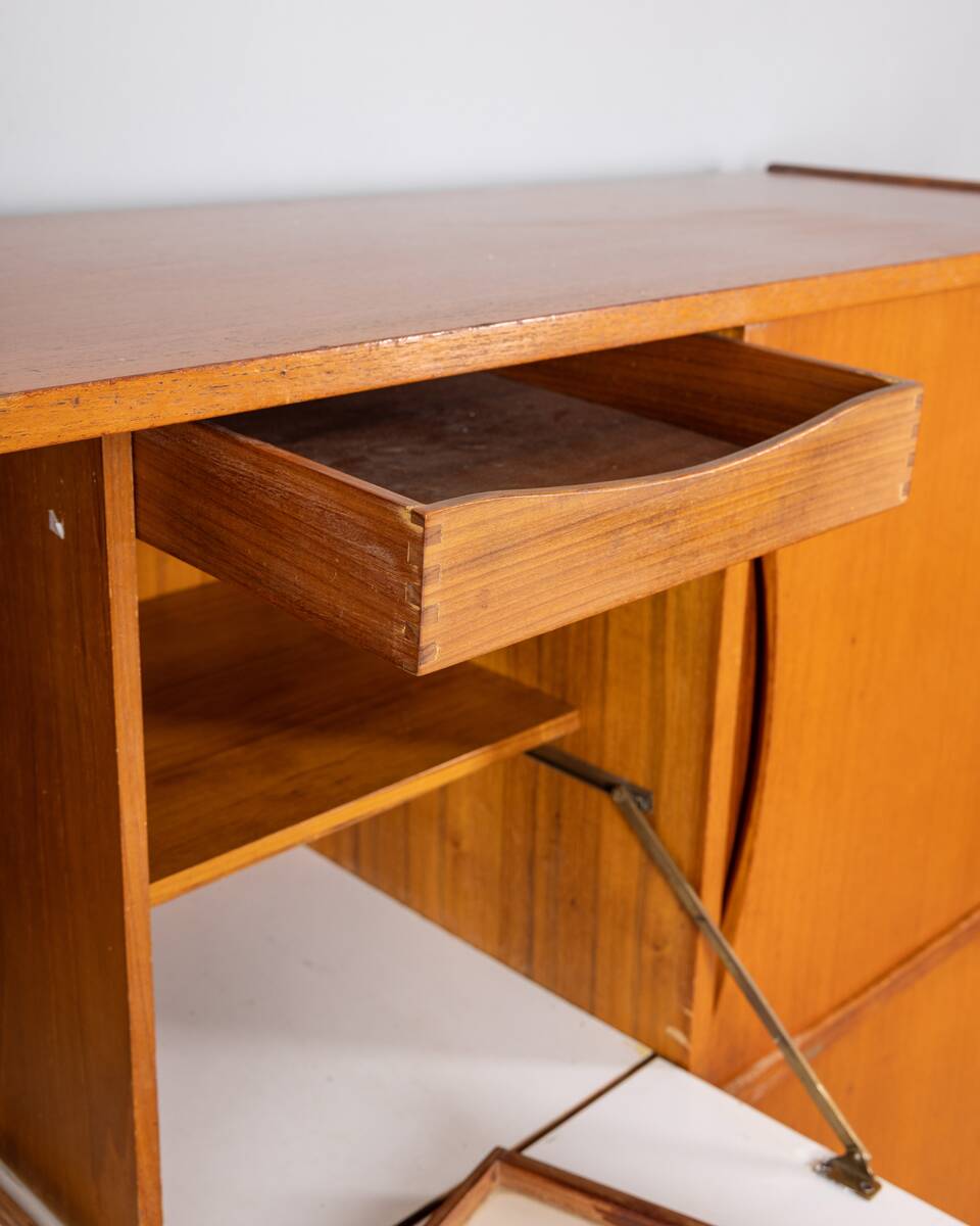 Vintage highboard 1960s wooden sideboard italian design
