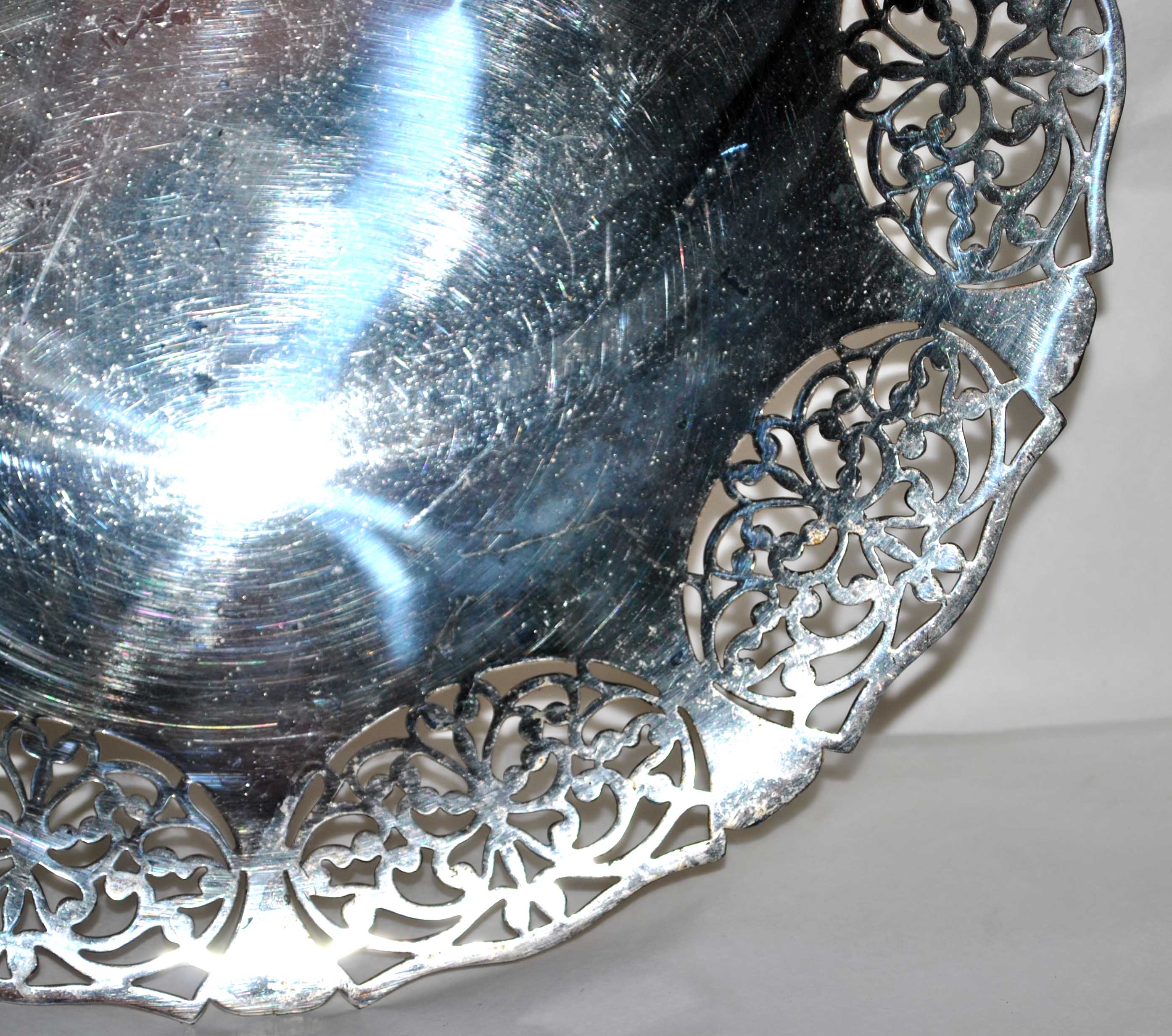 Vintage tripod cut in silver metal ERB Sweden - Prima NS Silver - Sweden